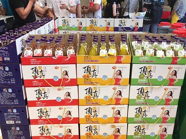安徽安庆时代酒业有限责任公司代理顶真食品果汁案例