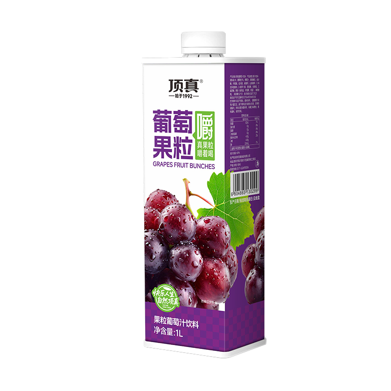 1升果粒葡萄汁饮料-支持OEM贴牌代加工
